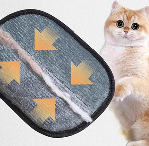 <b>Pet</b> hair removal gloves, suitable for cats and dogs, reusable, high-efficiency electrostatic cat hair grooming gloves - Product Image 3