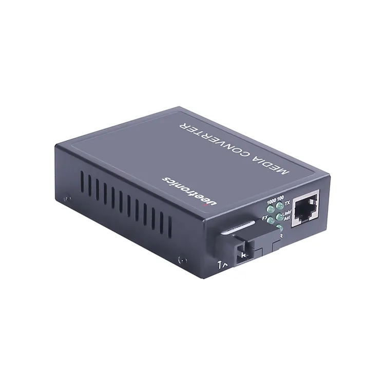 ODM OEM סיבים בודדים 100M LR TX1550/RX1310nm SMF 20km יחיד SC ללא ניהול מהיר Ethernet סיבי מדיה ממיר