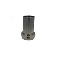 Adaptateur de tube court réglable en acier inoxydable pour prothèse de jambe Akbk