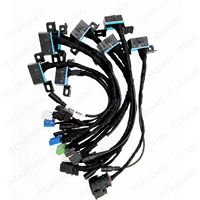 Cables de prueba EIS ELV para plataforma de cerraduras CGDI MB W204 W212 W221 W164 W166, caja de cambios, actualización OBD2, Cable de conexión de diagnóstico, 8 Uds.