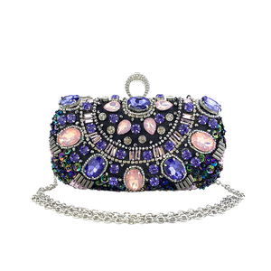 Diamond Rhinestone Chain Strap <b>Clutch</b> Purse for Women Luxury Evening Party <b>Wedding</b> Handbag - Product Image 1
