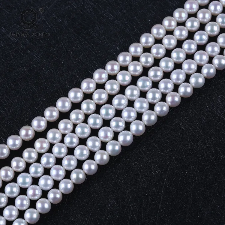 Akoya-perlas de agua de mar, perlas naturales blancas brillantes, de la mejor calidad, venta al por mayor