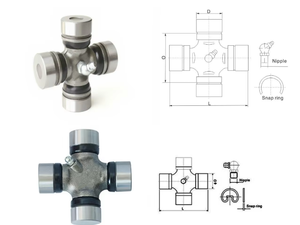 Oferta Especial: Junta Universal Lina 25x57, Rodamiento Cruzado de Estructura Simple en Acero Aleado GU720, Garantía de 3 Años, Certificación ISO9001 90 - Product Image 2
