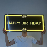 Letrero LED Personalizado para Servicio de Botellas VIP en Lounge Bar, Letrero Glorificador de Mensajes, Letrero para Club, Logotipo Personalizado, Letrero LED para Fiesta de Cumpleaños