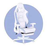 Silla ergonómica de oficina reclinable con dibujos animados para videojuegos, sillón de Pikachu de color amarillo y negro con diseño personalizado y altura ajustable