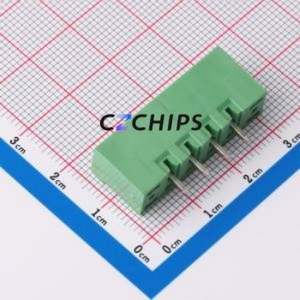 DB2EVM-5.0-4P-GN Plug-in Terminal <b>Block</b> Through hole,P=5mm Connector Board-to-Board / Socket - Closed <b>Screw</b> Fixing 1x4P 5mm - Product Image 2