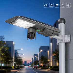 Sicherheits-CCTV-Kamera mit Solarenergie, 5MP High Definition, IP65, WLAN, 4G, für Haus und Garten, LED-Straßenleuchte, Außenkamera mit 500W Akku - Product Image 2