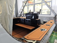 Bateau de croisière sportive en aluminium de 21 pieds (6 m), bateau à moteur de pêche rapide Profisher à vendre