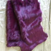 Manteau en fourrure d'animal 100% véritable, long, chaud pour l'hiver, en fourrure de lapin