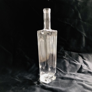 <span class=keywords><strong>Bouteille</strong></span> <span class=keywords><strong>de</strong></span> pulvérisation en verre vierge carrée 500ml, flacon <span class=keywords><strong>de</strong></span> verre Vodka, <span class=keywords><strong>prix</strong></span> d'usine - Product Image 2