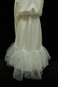 P3096 un jupon trapèze en filet à deux couches <span class=keywords><strong>sans</strong></span> cerceaux jupon <span class=keywords><strong>de</strong></span> <span class=keywords><strong>robe</strong></span> <span class=keywords><strong>de</strong></span> <span class=keywords><strong>mariée</strong></span> pour <span class=keywords><strong>mariée</strong></span> - Product Image 5