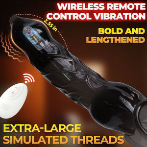 Anneau vibrant pour pénis, extension de pénis, manchon pour retarder l'éjaculation, pour adultes - Product Image 3