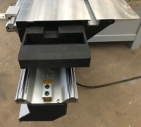 Panneau scie à table coulissante 375mm 390mm 405mm table coulissante en alliage aluminium-magnésium toute longueur que vous aimez
