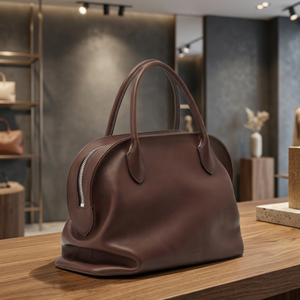 Sacs à main de luxe pour femmes en cuir véritable de qualité supérieure, personnalisables, avec fermeture à glissière, imperméables, de la marque BS INTERNATIONAL - Product Image 3