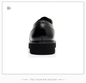 Nouvelles Chaussures Derby Formelles pour Hommes 2025 à Bout Carré, Style Britannique, Légères, Antidérapantes, Respirantes, à Lacets - Product Image 6