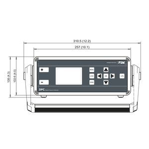 Calibrateur de pression FSM DPC-10 0-10hPa Utilisé dans l'étalonnage mobile, l'étalonnage en laboratoire, les salles blanches, l'automatisation des tests - Product Image 4