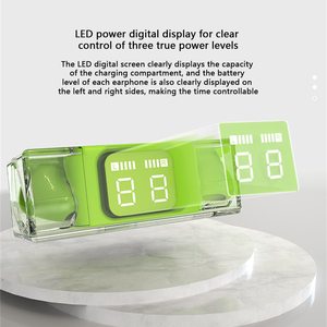 Kích Thước Nhỏ New TWS Ngủ Tai Nghe Không Dây Tai Nghe Độ trễ Thấp Trong Tai Trong Suốt Earbuds Cho Tất Cả Các Điện Thoại Di Động - Product Image 2