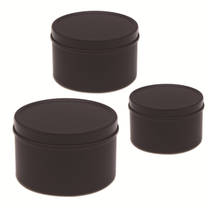 Bougies noires mates de qualité supérieure, 4oz, 8oz, 12oz, avec couvercle, livraison gratuite - Product Image 5