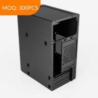 Boîtier PC compact A-N602 disponible en OEM, compatible GPU jusqu'à 220 mm, refroidisseur CPU 137 mm, châssis de bureau Micro ATX ITX