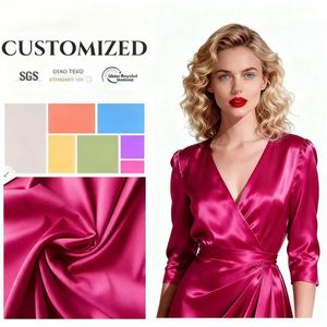 Hot bán nhiệt tùy chỉnh in kỹ thuật số thiết kế armanii satin in ấn vải cho bộ đồ ngủ - Product Image 1