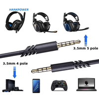 Kabel Pengganti Headphone, untuk Astro A40TR/A40/A10 Kontrol Volume Kabel Audio 3.5Mm Game