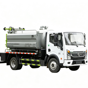 DF Diesel 6x4 Sewage Suction Truck 4 Cubic Vacuum Septic Tank EURO 5 Emission Industrial Wastewater Treatment - Product Image 1