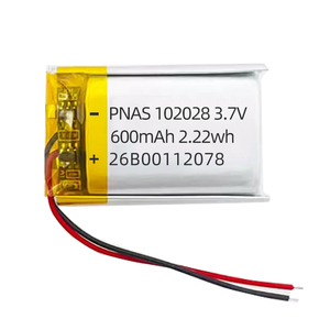 סוללות ליתיום פולימר נטענות קטנות בעלות מחזור עמוק 102028 102030 <span class=keywords><strong>3.7V</strong></span> 600mAh לאחסון - Product Image 1