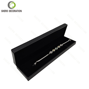 Custom Logo Black Leather Jewelry <b>Ring</b> <b>Box</b> Hinged Square Velvet Interior Elegant Gift Packaging for Engagement - Product Image 1