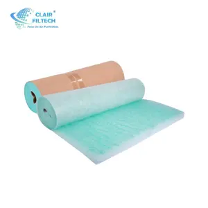 Fiberglass Floor Filter Paint Stop Fiberglass Filter Media For Air Purifier