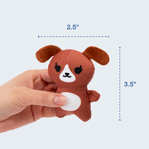 Yavru Peluş Oyuncak Seti, PP Pamuk Dolgulu Yumuşak Doldurulmuş Rahatlatıcı Köpek Oyuncakları, Marka Koleksiyonları için OEM Dostu, Çocuklar için <span class=keywords><strong>DIY</strong></span> Kitleri - Product Image 4