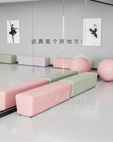 Canapé convertible en cuir minimaliste moderne, ensemble de sièges multifonctionnels pour hôpitaux, écoles, hôtels, centres commerciaux, salles de sport, zones de réception