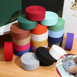 Sangle en toile de polyester-<span class=keywords><strong>coton</strong></span> épaisse de 2 mm de qualité supérieure, sangle en <span class=keywords><strong>sergé</strong></span>, sangle en satin de polyester pour sac, vente en gros - Product Image 2