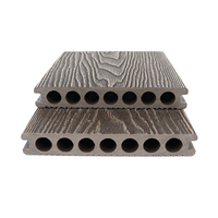 Planches de terrasse en composite WPC creuses, planches de terrasse en composite pour patio, terrasse en bois synthétique composite pour jardin
