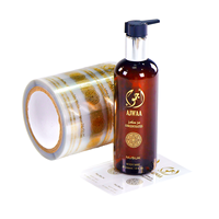 Étiquettes autocollantes en vinyle de forme personnalisée, finition brillante UV, transparentes, pour emballages cosmétiques