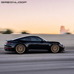 GREENLOOP <span class=keywords><strong>Chrom</strong></span>-Rad für Luxus 992 991 Monoblock Geschmiedete Leichtmetallfelgen 5x114.3 5x130 5x127 5 Ausführungen Gebürstet Bronze Gold - Product Image 3