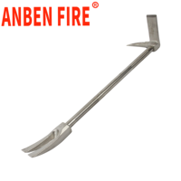 36/42 pouces haute résistance 45 #   Casse-croix Harrigan en acier au carbone, casse-croix Halligan, casse-croix de pompier