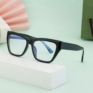Montures optiques œil-de-chat Fy-99221 pour femmes, noires, monture complète, verres PC anti-lumière bleue, protection UV400 - Product Image 4