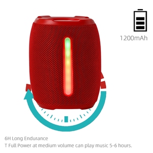 Loa không dây di động LED ánh sáng RGB TWS Kết nối FM U-disk TF thẻ loa siêu trầm Stereo rảnh tay âm nhạc loa - Product Image 5