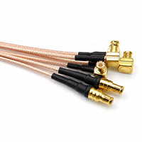 YZCONN Personnalisé 90 °   Connecteur BNC à angle droit pour câble coaxial RG58 RG174, faisceau de câbles RF coaxiaux