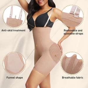 HEXIN ドロップシッピング フルボディスーツ ハイウエスト シェイプウェア シェイプウェア プラスサイズ 女性用 ボディシェイパー シェイプウェア - Product Image 3