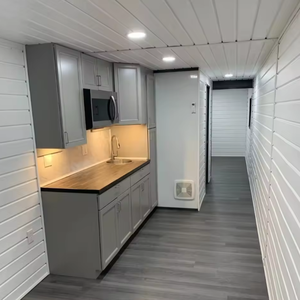 Casa Contenedor Prefabricada de Lujo para <span class=keywords><strong>Edificio</strong></span> de Oficinas, <span class=keywords><strong>Precio</strong></span> Razonable, Casa Contenedor de Vidrio de Lujo Hecha con Panel Sándwich - Product Image 4