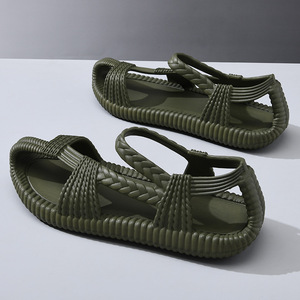 Sandalias de verano para hombre, estilo étnico retro, antideslizantes, ligeras, transpirables, para playa, sandalias para mujer - Product Image 4