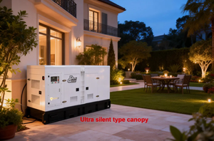 Générateur diesel super silencieux 22 kW 27,5 kVA ultra silencieux refroidi par <span class=keywords><strong>eau</strong></span> pour usage résidentiel - Product Image 2