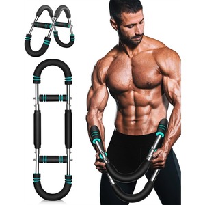 Entraîneur de bras réglable, extenseur de poitrine, appareil d'exercice pour les bras - Améliore la force musculaire du haut du corps masculin - Product Image 3