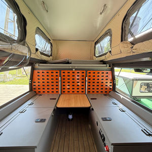 Remorque de camping-car ATV tout-terrain en plastique renforcé de fibre de verre avec couchettes de caravane de vélo à col de cygne <span class=keywords><strong>porte</strong></span> arrière-<span class=keywords><strong>remorques</strong></span> pour le voyage - Product Image 3