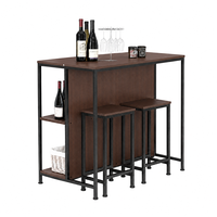 Chaise de table élégante pour la cuisine à domicile avec un design industriel et une solution de rangement fonctionnelle