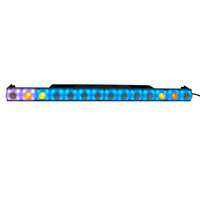 Projecteur de lumière à faisceau led, bar dmx rgbw dj 14*3w, éclairage mural de scène blanc chaud