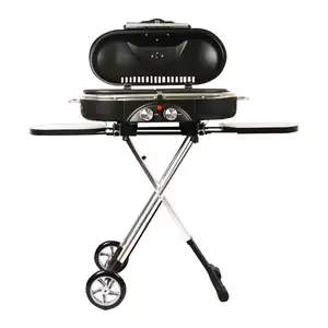 Custom Stand-Up Propane Camping Cooking Outdoor Barbeque Foldable Portable Folding Gas BBQ Grill