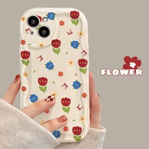 Custodia personalizzabile bohémien floreale per <span class=keywords><strong>iPhone</strong></span> <span class=keywords><strong>Cover</strong></span> in TPU resistente con anello di precisione per fotocamera stampa completa avvolgente per <span class=keywords><strong>iPhone</strong></span> - Product Image 3