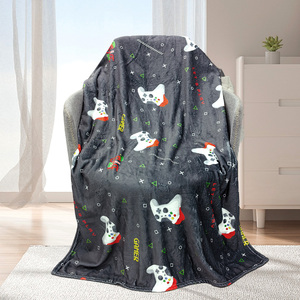 Đa-Màu Sắc Thiết Kế Kỹ Thuật Số In Lông Cừu Chăn, Tùy Chỉnh Món Quà Tưởng Niệm, Cá Nhân <span class=keywords><strong>Flannel</strong></span> Chăn - Product Image 3